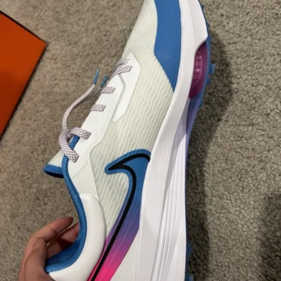 Nike Air ZM Infinity Tour Next% NRG Live to Play White Blk aurora Blue Men's 14
